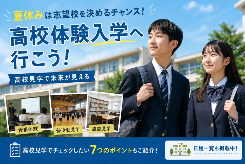 青森市の高校体験入学について