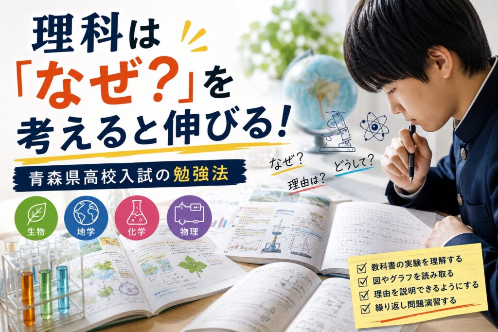 青森県立高校入試の理科の勉強方法